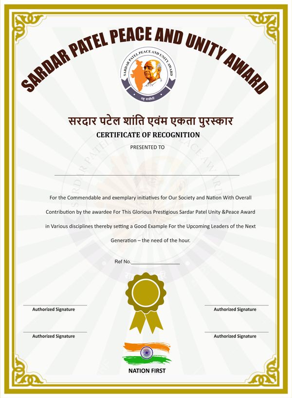 India-Peace-and-Unity-Award